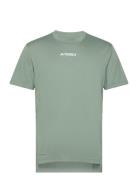 Terrex Multi T-Shirt Sport T-Kortærmet Skjorte Green Adidas Terrex