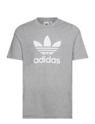 Trefoil T-Shirt Sport T-Kortærmet Skjorte Grey Adidas Originals
