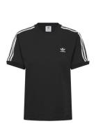 3 Stripe Tee Sport T-shirts & Tops Short-sleeved Black Adidas Originals