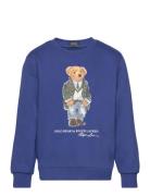 Polo Bear Fleece Sweatshirt Tops Sweatshirts & Hoodies Sweatshirts Blue Ralph Lauren Kids