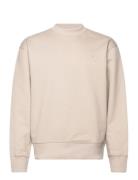 C Crew Ft Sport Sweatshirts & Hoodies Sweatshirts Beige Adidas Originals