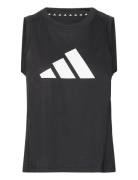 Tr-Es Logo Tk Sport T-shirts & Tops Sleeveless Black Adidas Performance