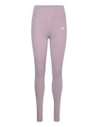 Opt St Hr 1/1 L Sport Running-training Tights Purple Adidas Performance