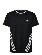 Icons 3S Tee Sport T-shirts & Tops Short-sleeved Black Adidas Performance