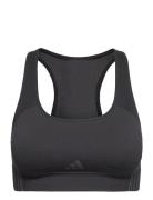 Knit Light Support Bra Sport Bras & Tops Sports Bras - All Black Adidas Performance