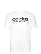 Spw Tee Sport T-Kortærmet Skjorte White Adidas Sportswear