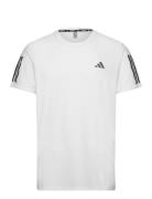 Own The Run T-Shirt Sport T-Kortærmet Skjorte White Adidas Performance