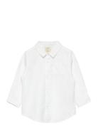 Shirt Oxford Tops Shirts Long-sleeved Shirts White Lindex