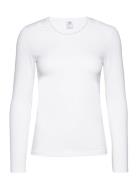 Natural Comfort Top Long-Sleeve Tops T-shirts & Tops Long-sleeved White Calida