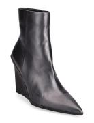 Stil Wedge Slip On Boot 90-Pearl Shoes Boots Ankle Boots Ankle Boots With Heel Black Calvin Klein