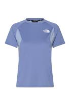 W Ma S/S Tee Sport T-shirts & Tops Short-sleeved Blue The North Face