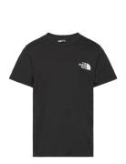 Teen S/S Simple Dome Tee Sport T-Kortærmet Skjorte Black The North Face