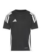 Tiro24 Jersey Kids Sport T-Kortærmet Skjorte Black Adidas Performance