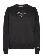 Tjw Rlx Lux Ath Crew Tops Sweatshirts & Hoodies Sweatshirts Black Tommy Jeans