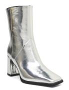 Boot Shoes Boots Ankle Boots Ankle Boots With Heel Silver Sofie Schnoor