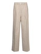 Belted Pants Bottoms Trousers Suitpants Beige REMAIN Birger Christensen