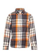 Checked Shield Ls Shirt Tops Shirts Long-sleeved Shirts Multi/patterned GANT