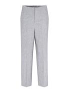 Evali Classic Trousers Bottoms Trousers Straight Leg Grey Second Female