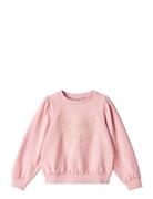 Sweatshirt Embroidery Vega Tops Sweatshirts & Hoodies Sweatshirts Pink Wheat