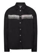 Twill Over D Shirt Tops Shirts Long-sleeved Black ROTATE Birger Christensen
