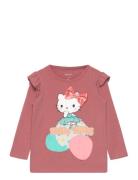 Nmfjanice Hellokitty Ls Top Box Vde Tops T-shirts Long-sleeved T-Skjorte Pink Name It