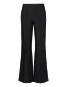 Glitter Stretch Pirla Pants Bottoms Trousers Wide Leg Black Mads Nørgaard