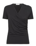 Rwbiarritz Ss T-Shirt Tops T-shirts & Tops Short-sleeved Black Rosemunde