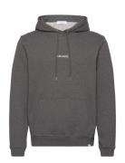 Lens Hoodie - Seasonal Tops Sweatshirts & Hoodies Hoodies Grey Les Deux