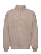 Anf Mens Sweatshirts Tops Sweatshirts & Hoodies Sweatshirts Beige Abercrombie & Fitch