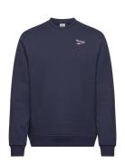 Ri Left Chest Logo C Sport Sweatshirts & Hoodies Sweatshirts Navy Reebok Classics