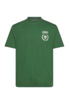 Crest Ss Tshirt Tops T-Kortærmet Skjorte Green GANT