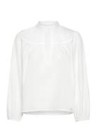 Ellamajpw Bl Tops Shirts Long-sleeved White Part Two