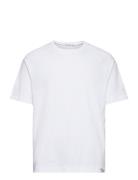 Woven Tab Tee Tops T-Kortærmet Skjorte White Calvin Klein Jeans
