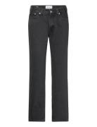 Low Rise Straight Bottoms Jeans Straight-regular Black Calvin Klein Jeans