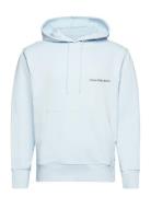 Institutional Hoodie Tops Sweatshirts & Hoodies Hoodies Blue Calvin Klein Jeans