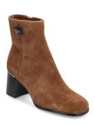Ranya - Ankle Bootie Shoes Boots Ankle Boots Ankle Boots With Heel Brown DKNY