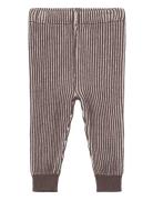 Brioche Knitted Pants Bottoms Trousers Brown Copenhagen Colors
