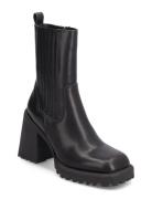 Upcycle Bootie Shoes Boots Ankle Boots Ankle Boots With Heel Black Steve Madden