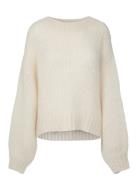 Florie Rn Sweater Tops Knitwear Jumpers Cream Once Untold