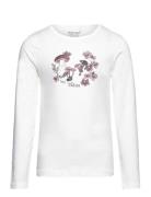 T-Shirt Ls Tops T-shirts Long-sleeved T-Skjorte White Minymo