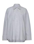 Poplin Over D Shirt Tops Shirts Long-sleeved Blue REMAIN Birger Christensen