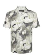 Vanibbhomer Aop Shirt Tops Shirts Short-sleeved Grey Bruuns Bazaar