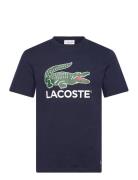 Tee-Shirt&Turtle Neck Tops T-Kortærmet Skjorte Navy Lacoste