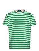 Classic Fit Striped Jersey T-Shirt Tops T-Kortærmet Skjorte Green Polo Ralph Lauren