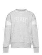 Over Printed Sweatshirt Tops Sweatshirts & Hoodies Sweatshirts Grey Tom Tailor