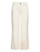 Pd-Gilly French Jeans Wash Crude Ec Bottoms Trousers Wide Leg Cream Pieszak