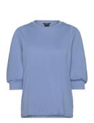 Top Alva Tops T-shirts & Tops Short-sleeved Blue Lindex