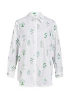 Objcamilla L/S Long Shirt 132 Tops Shirts Long-sleeved White Object