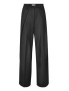 2Nd Almeida - Daily Satin Touch Bottoms Trousers Suitpants Black 2NDDAY