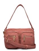 Celina Suede Look Bag Bags Small Shoulder Bags-crossbody Bags Pink Noella